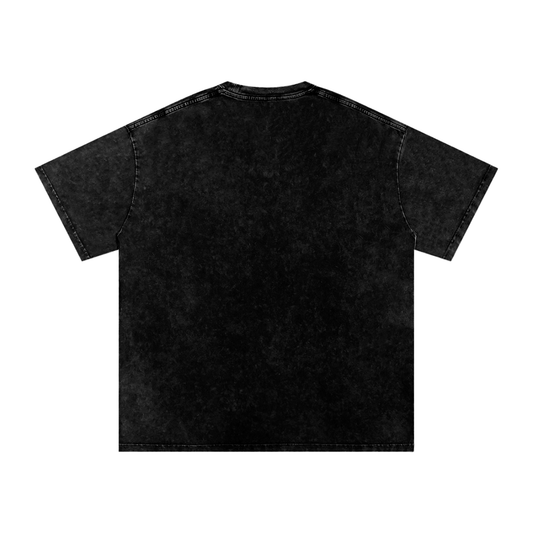 THE ALIEN V2- Snow Washed Oversized Cotton T-Shirt